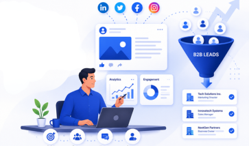 social media management drives b2b lead generation